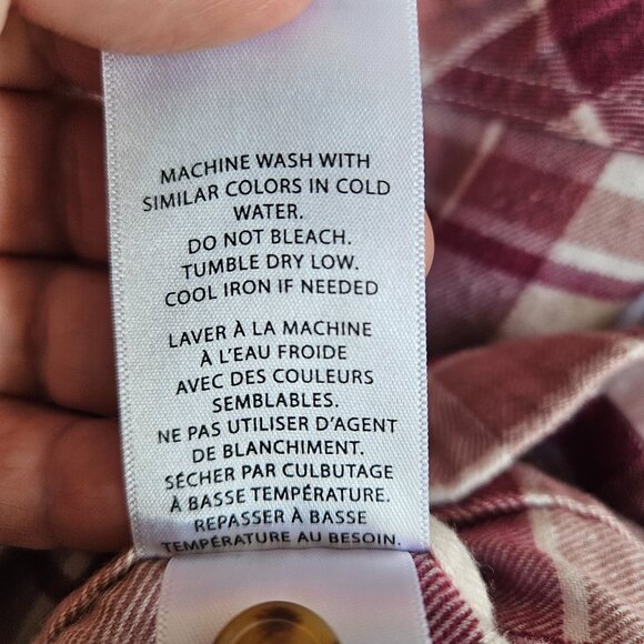 Frank and Oak 100% Organic Cotton woman's XXL Button-Up Shirt - Picture 6 of 7